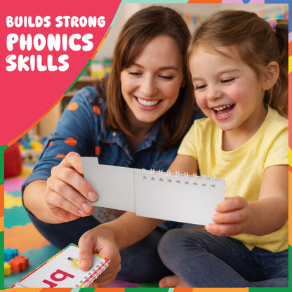 Phonics Flash Cards Word Family Build Book