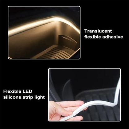 Universal Car Trunk LED Light Strip – Tool-Free No-Damage Cargo Area Lighting Upgrade
