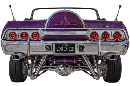 🚗 Classic Lowrider Car Rear Wall Shelf Lamp