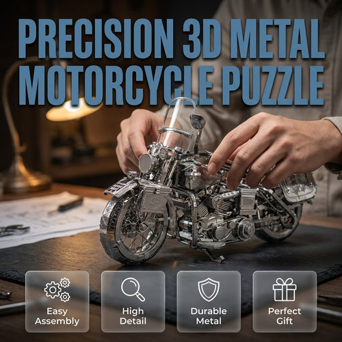 Silver 3D Metal Assembly Puzzle
