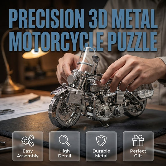 Silver 3D Metal Assembly Puzzle
