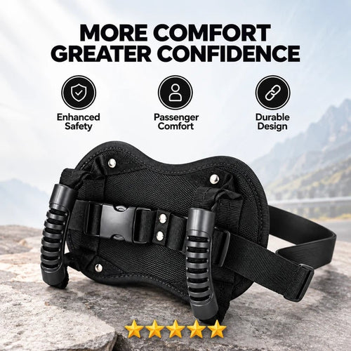 🏍️ Motorcycle Passenger Safety Grip – Rider-Worn Handle for More Comfortable & Confident Rides