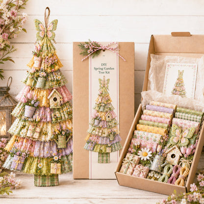 🔥😍Beginner-Friendly DIY Oversized Patchwork Christmas Tree Door Hanging Kit | Complete Kit with All Tools & Step-by-Step Guide Included 💕🎄