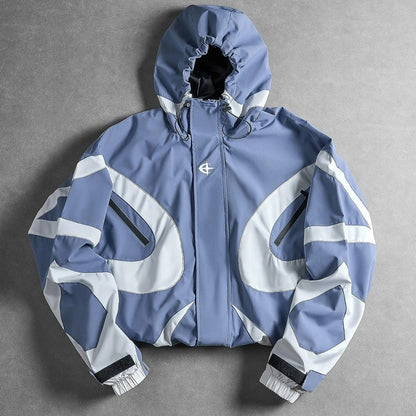 🔥Menswear Stylish Futuristic Techwear Windbreaker Coat