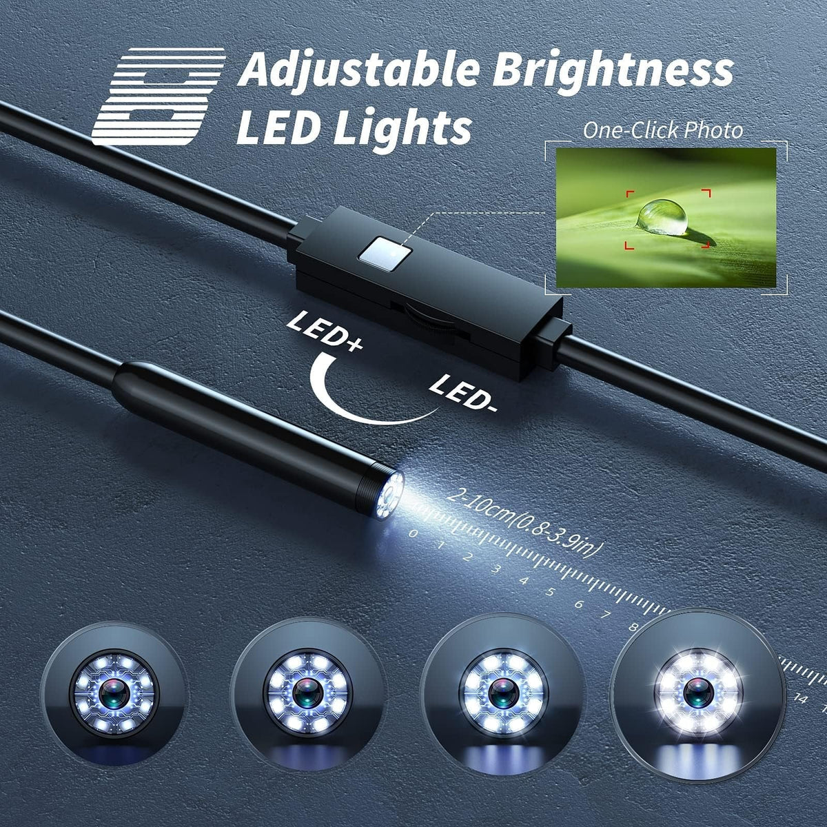 🔥Limited Time 50% Off✨Endoscope Camera with Light