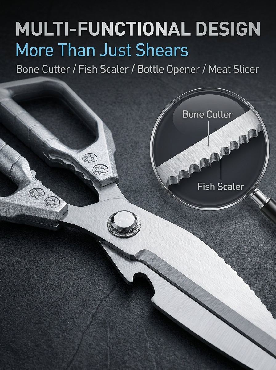 Multifunctional Heavy-Duty Kitchen Shears✂️🦴
