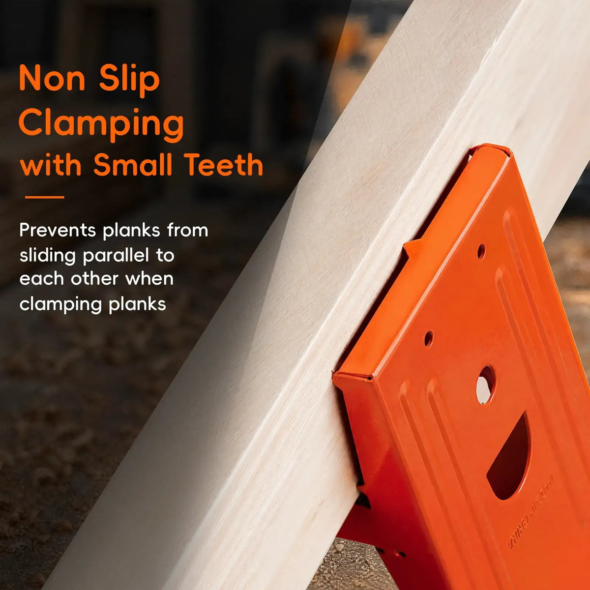 2Pcs Heavy Duty Sawhorse Brackets with Down Clamp