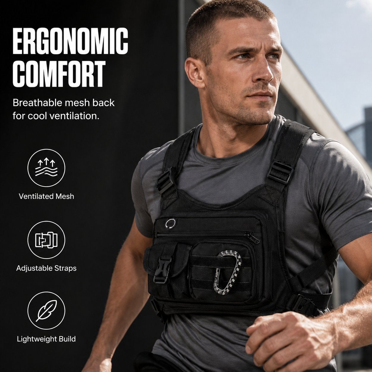 🔥 Last Day 57% OFF - 🎒 Tactical Gear on Your Chest – Quick Access, Zero Bounce, Full Freedom! ⚡