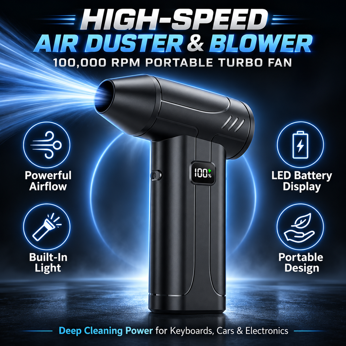High-Speed Air Duster & Blower