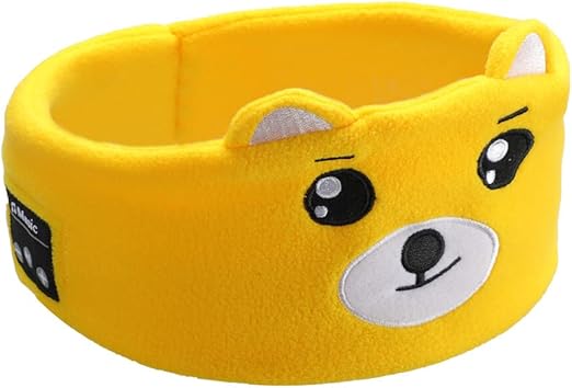 🔥HOT SALE 49% OFF🧒🎧Kids Bluetooth Sleep Mask Headband – 😴✨Super Soft Fleece With Thin Wireless Music Speakers for Travel Nap Bedtime
