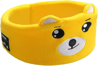 🔥HOT SALE 49% OFF🧒🎧Kids Bluetooth Sleep Mask Headband – 😴✨Super Soft Fleece With Thin Wireless Music Speakers for Travel Nap Bedtime