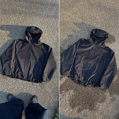 Water Reactive Cheetah Rain Jacket