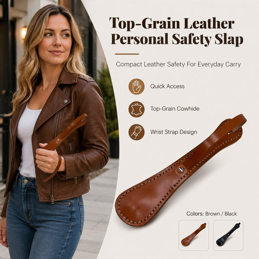 Top-Grain Leather Personal Safety Slap