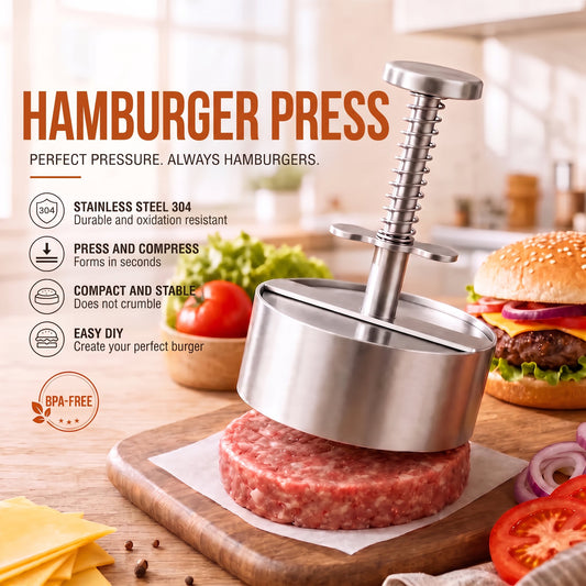 🍔 Stainless Steel Burger Press | How to Easily Make Perfect, Even Burger Patties