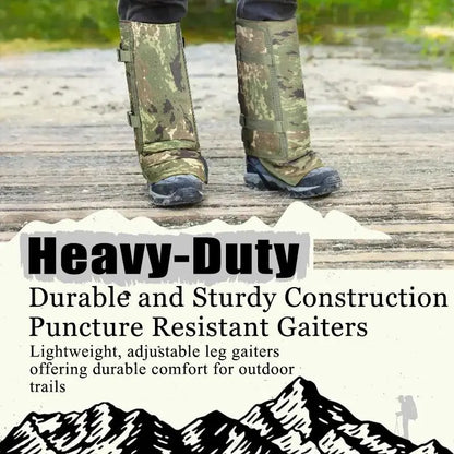Outdoor Abrasion-Resistant Durable Fabric Snake-Resistant Leg Gaiters