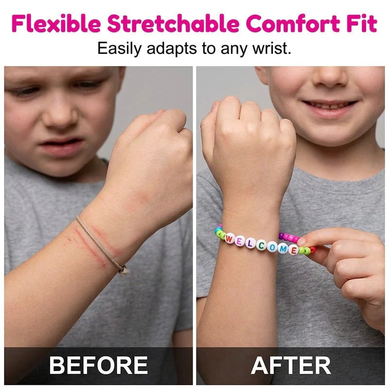 🔥Last Day 49% OFF - ✨🌈Pack of 25 Welcome Bead Bracelets - Strengthen Classroom Friendship & SpreadWarm Kindness!