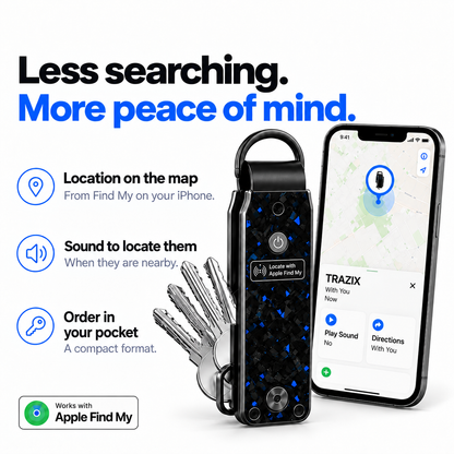 🔑 Find My Smart Key Organizer – Compact Trackable Key Holder