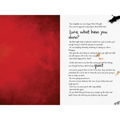 21 Days of Fear YA Thriller Paperback Book with Perforated Chapter Envelopes 📕