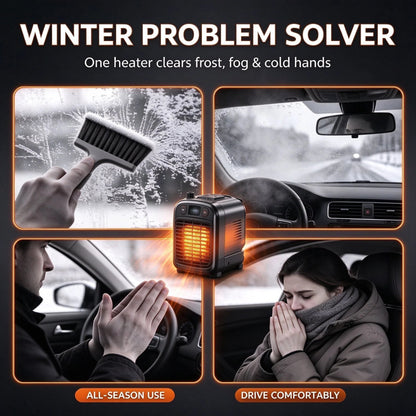 2-in-1 Portable Car Heater and Windshield Defroster