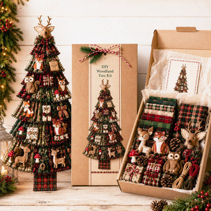 🔥😍Beginner-Friendly DIY Oversized Patchwork Christmas Tree Door Hanging Kit | Complete Kit with All Tools & Step-by-Step Guide Included 💕🎄