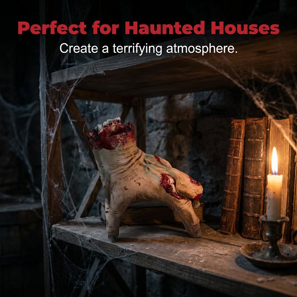 Latex Crawling Hand Decoration | Battery Operated Motion & Sound