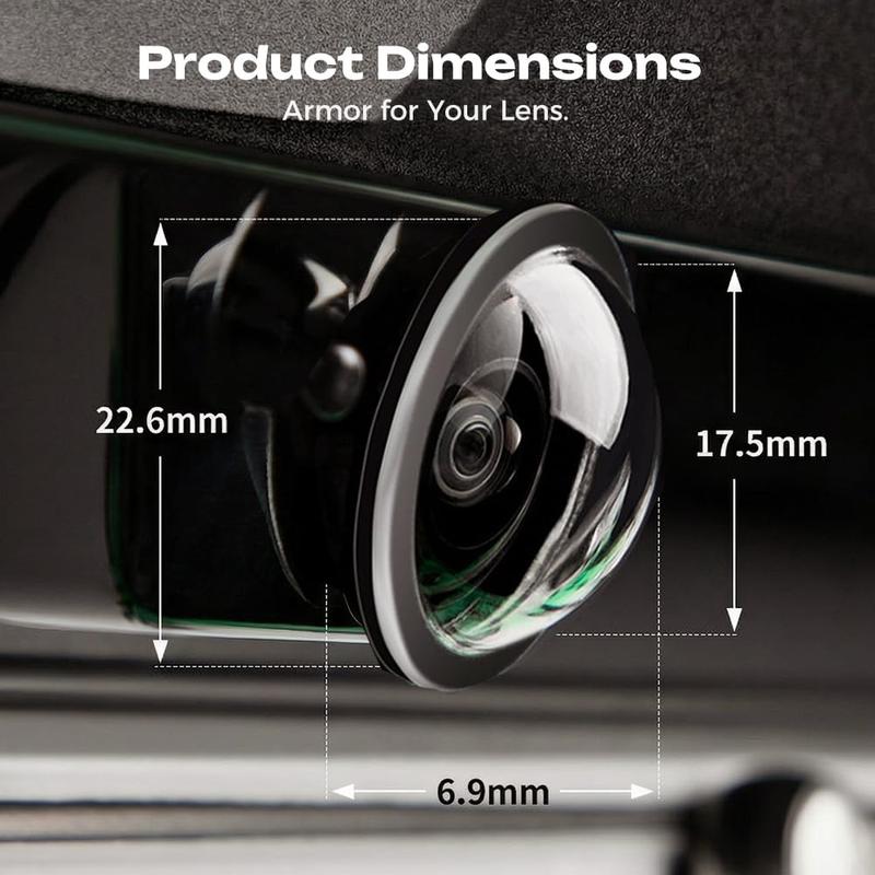 🚗 360° Full-View Car Camera Lens Protector---4-Pack Camera Lens Protector