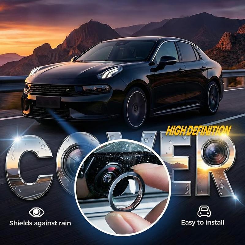 🚗 360° Full-View Car Camera Lens Protector---4-Pack Camera Lens Protector