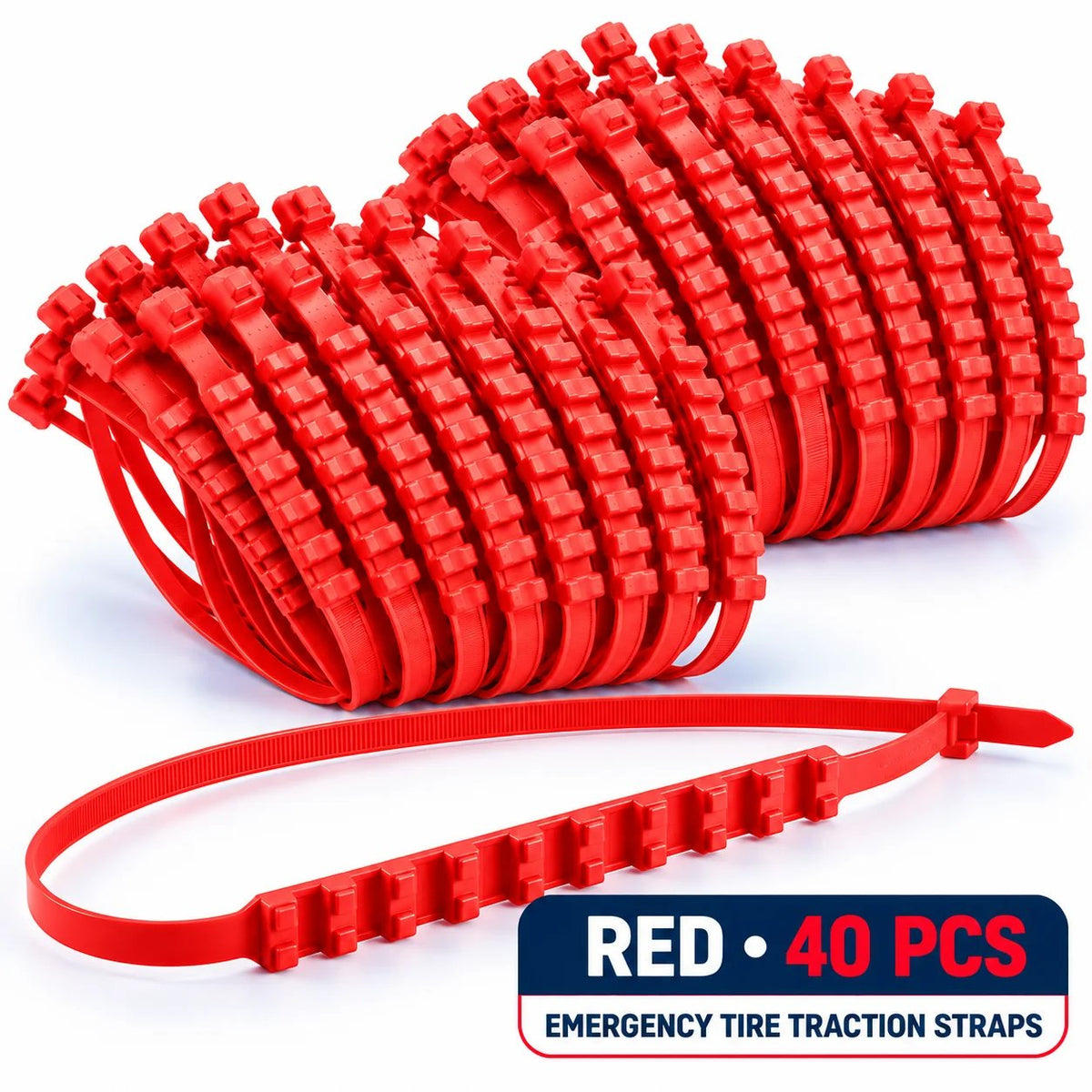 Emergency Tire Traction Straps – Quick-Install Grip for Snow, Ice & Mud