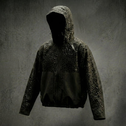 Water Reactive Cheetah Rain Jacket