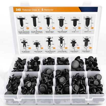 245pcs Universal Auto Body Retainer Clips & Fastener Removal Tool Set