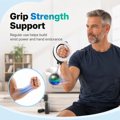 360° Rotating Wrist Strength Trainer – Portable Upper Body Fitness Exerciser