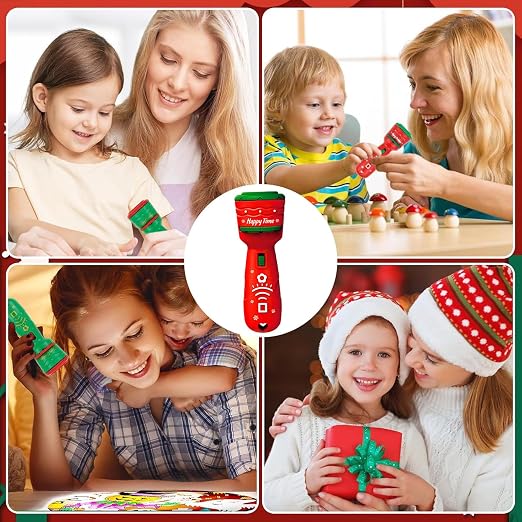 🎃👻Kids Halloween Christmas Projection Flashlight Toy – Create Magical Bedtime Stories With 24 Festive Light Slides