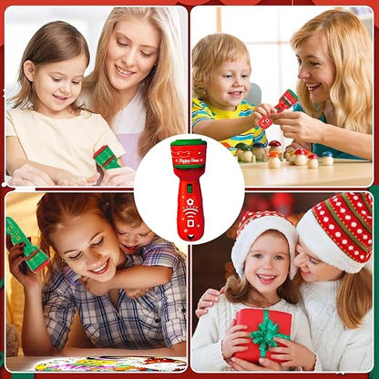 🎃👻Kids Halloween Christmas Projection Flashlight Toy – Create Magical Bedtime Stories With 24 Festive Light Slides