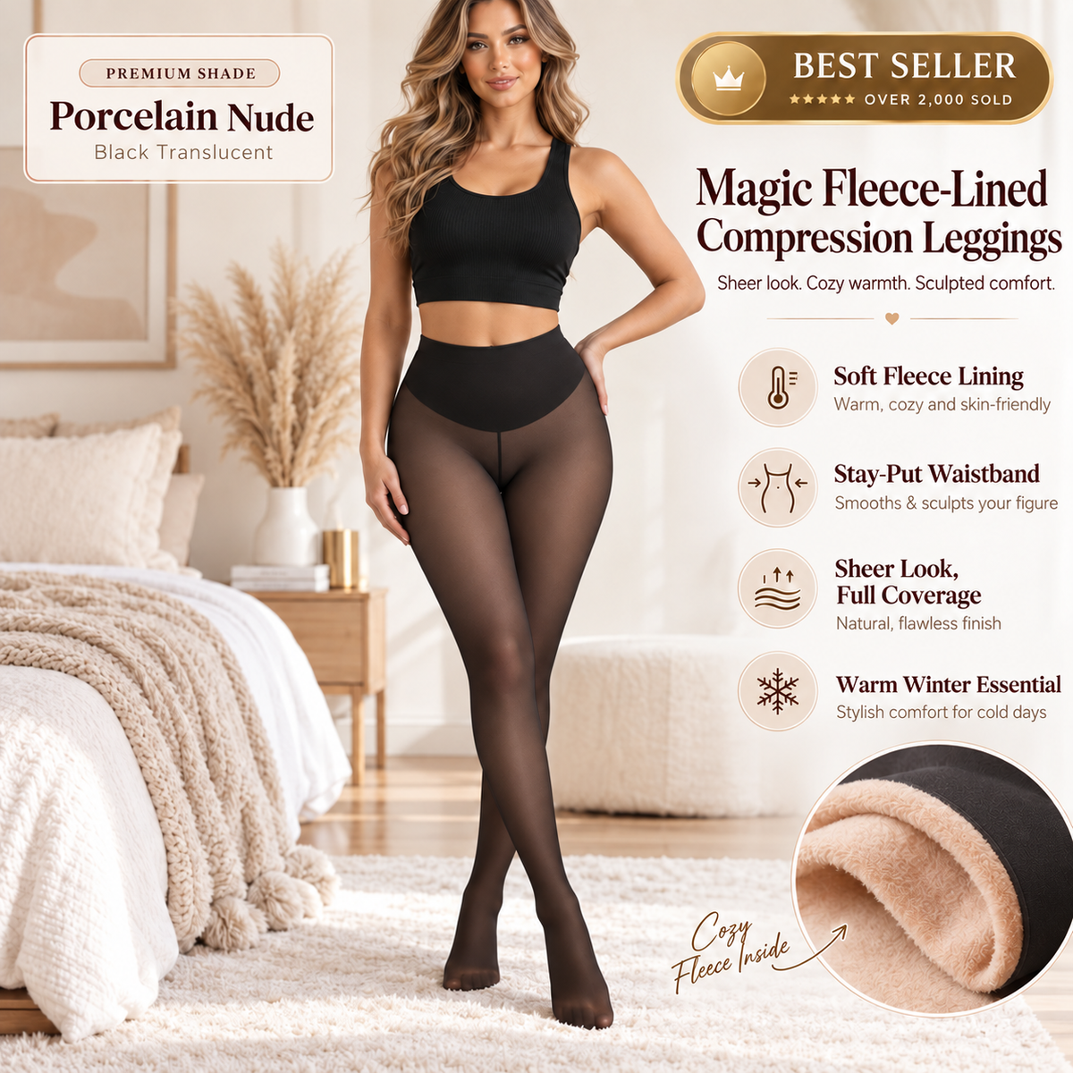 Original Magic Fleece-Lined Compression Leggings