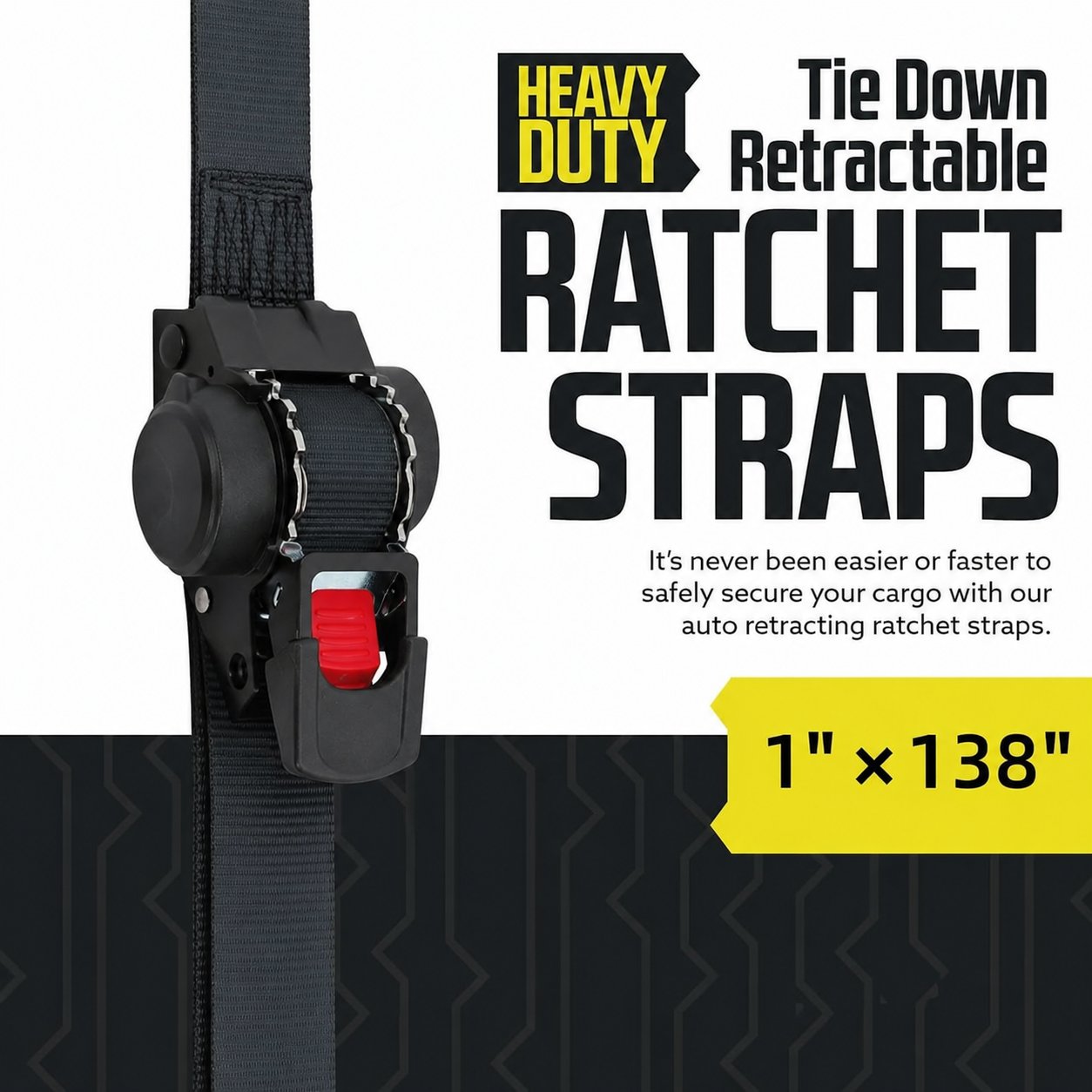 Retractable Ratchet Straps (BUY 2 FREE SHIPPING)