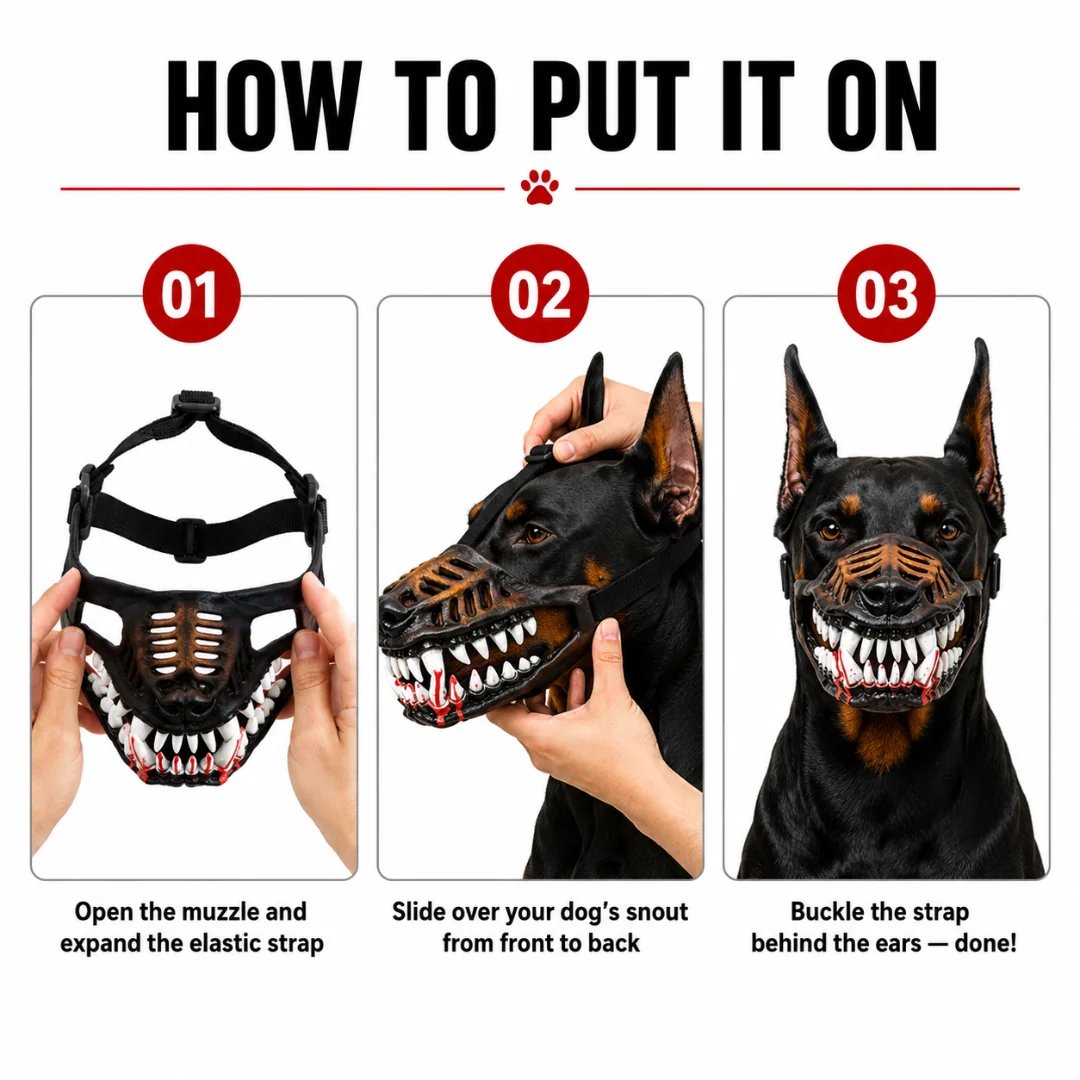 🎃 EARLY HALLOWEEN 49% OFF🔥🐶Hell Hound Monster Muzzle