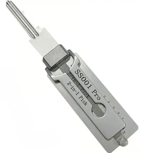 🔑2-in-1 Professional Locksmith Tool for Double Track Door Locks, Precision Lock Maintenance & Repair