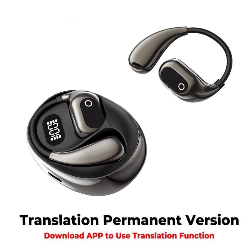 MS190 AI Translation Earbuds | 156 Languages Real-Time | Bluetooth 5.3 Wireless Earphones