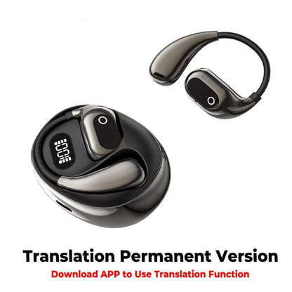 MS190 AI Translation Earbuds | 156 Languages Real-Time | Bluetooth 5.3 Wireless Earphones