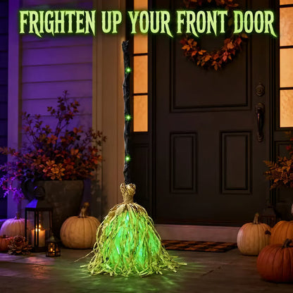 🎃Halloween Sale🎃Animated Witch Broom – Lights, Music & Motion – The Life of the Party