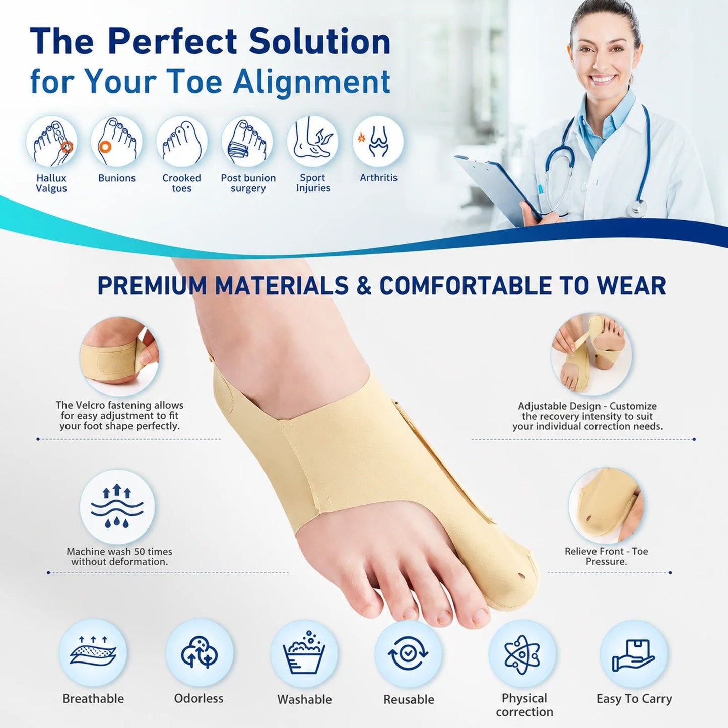 🏆15K+ SOLD 🔥2026 SALE - Adjustable Bunion Support Corrector❤️
