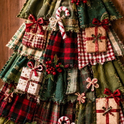 🔥😍Beginner-Friendly DIY Oversized Patchwork Christmas Tree Door Hanging Kit | Complete Kit with All Tools & Step-by-Step Guide Included 💕🎄