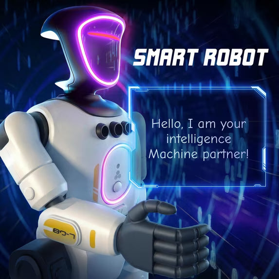 JoyStone Robot Toy for Kids, Programmable RC Robot with Voice Recording & Playback