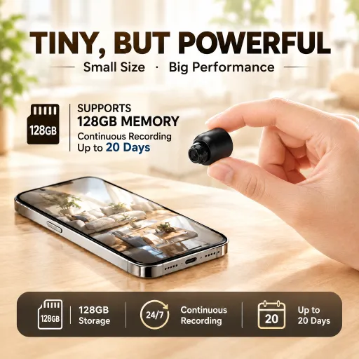 X5 Wireless Home Security Camera - 1080P HD Wi-Fi Dual-Use Monitor