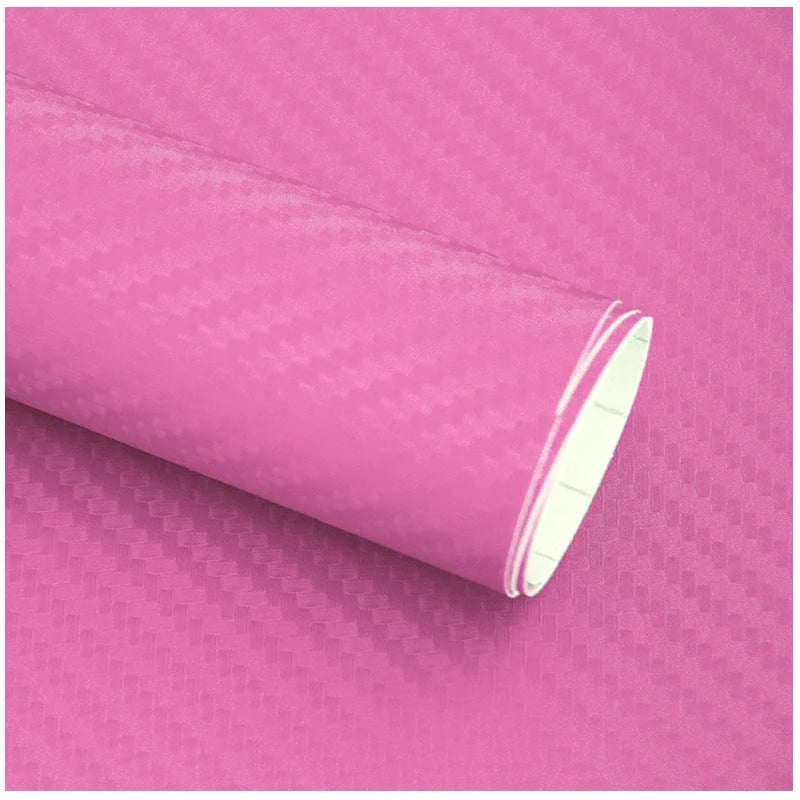 Upgrade Car Interior Instantly! Self-Adhesive Carbon Trim Film