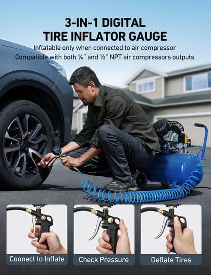 AstroAI Digital Tire Pressure Gauge with Inflator 250 PSI