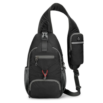 ✨ Perfect for Hiking and Traveling ✨Packable Small Crossbody Sling Backpack with Side Pouch