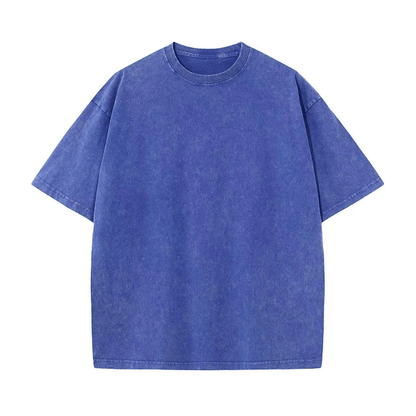 4 Pack Oversized Tshirts for Men Gym Vintage Heavyweight T Shirts Cotton Workout Acid Wash Baggy Tees