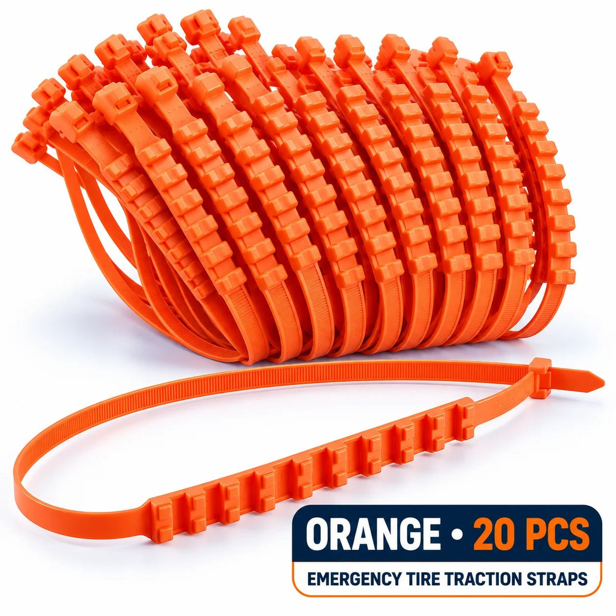 Emergency Tire Traction Straps – Quick-Install Grip for Snow, Ice & Mud