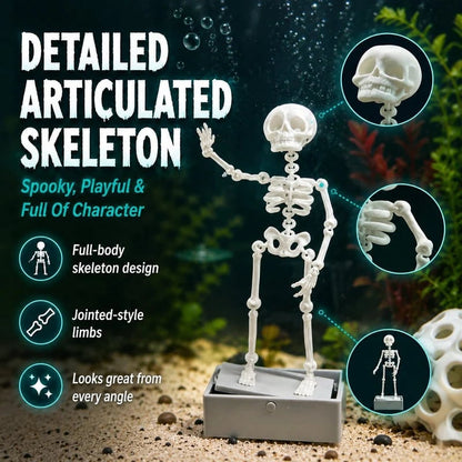 🔥HOT SALE 60% OFF💀🐠Air-Driven Dancing Skeleton Aquarium Ornament🕺